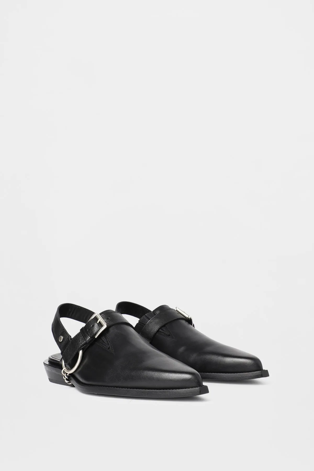 Vilmu Pointy Micro Heel Mule sold by Ann Demeulemeester