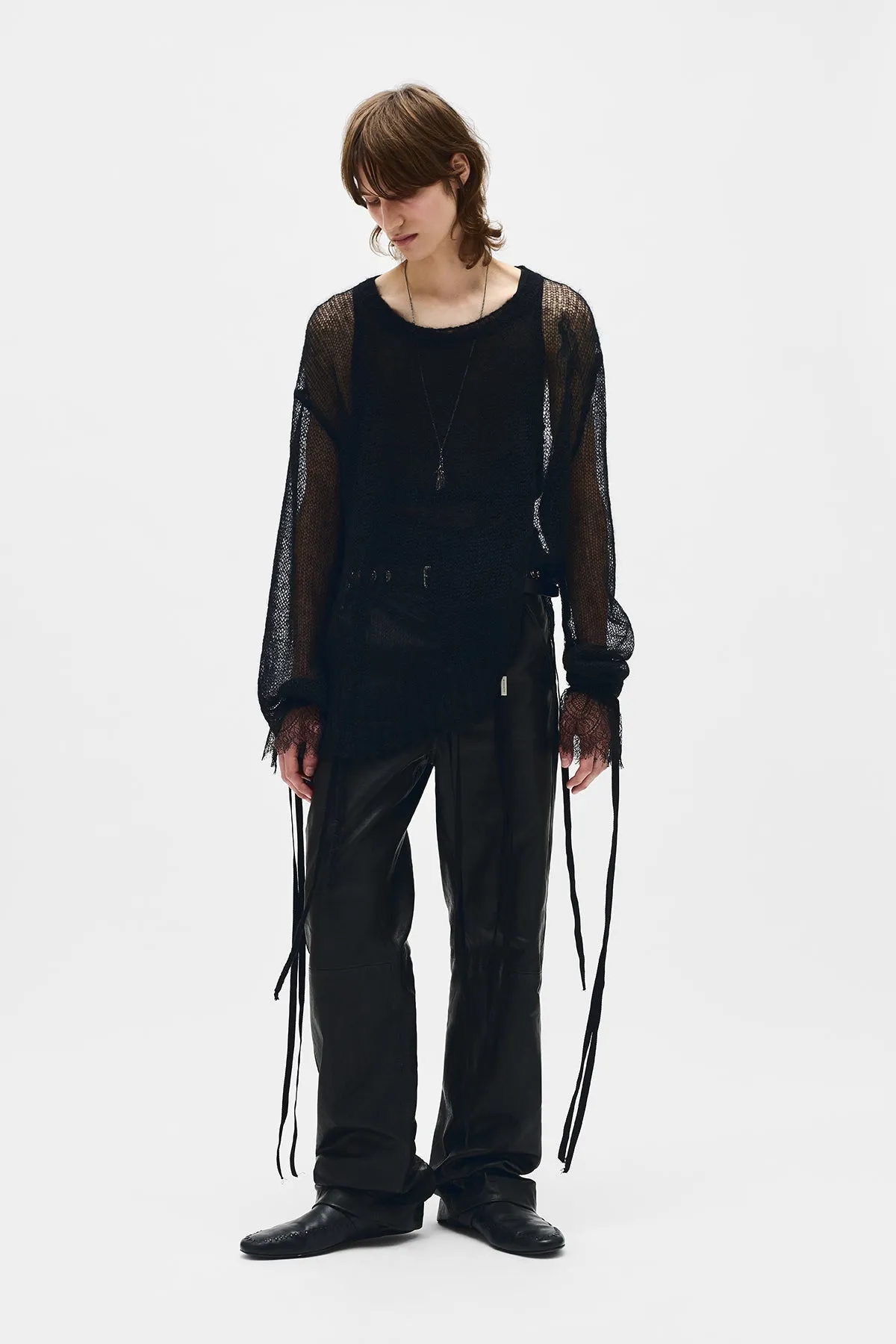 Boris Ruched Tank Top sold by Ann Demeulemeester product image thumbnail 4