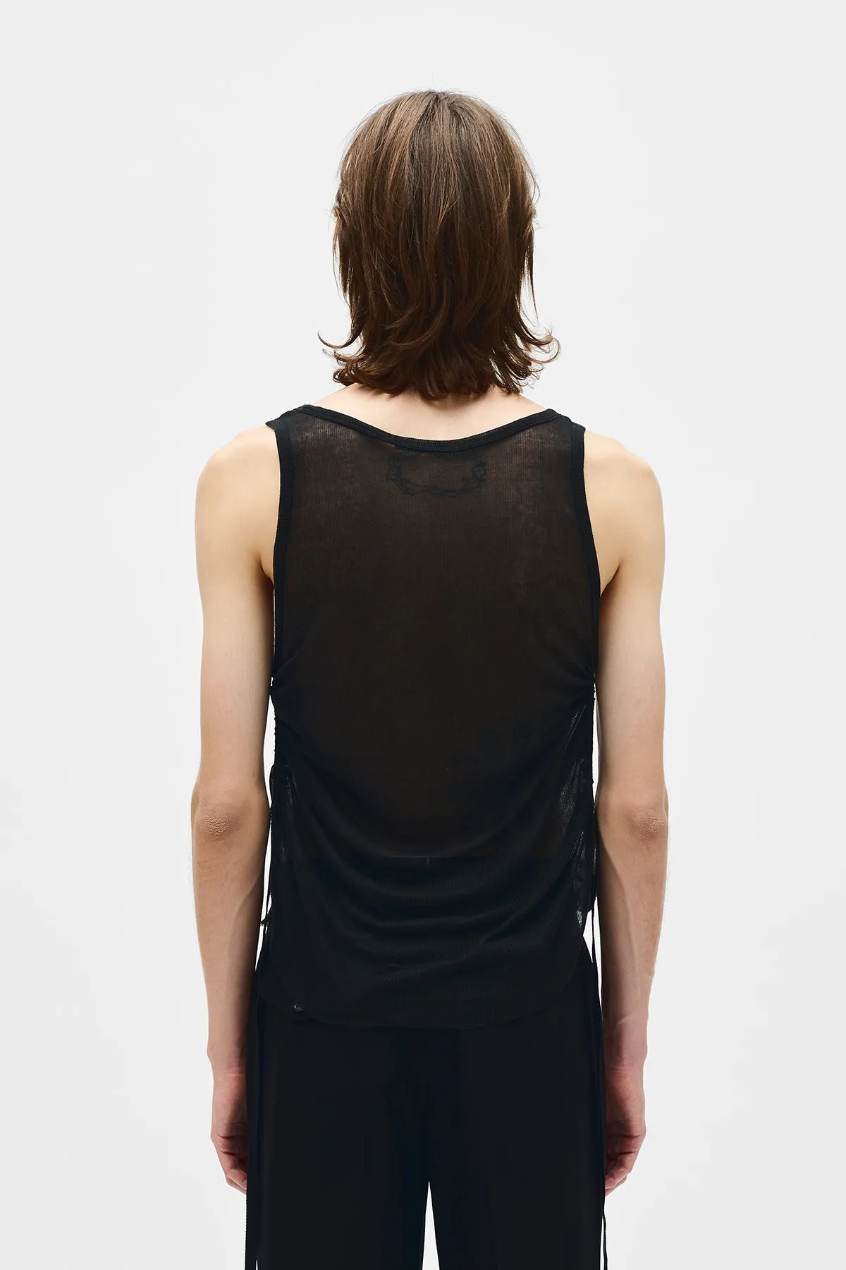 Boris Ruched Tank Top sold by Ann Demeulemeester product image thumbnail 3