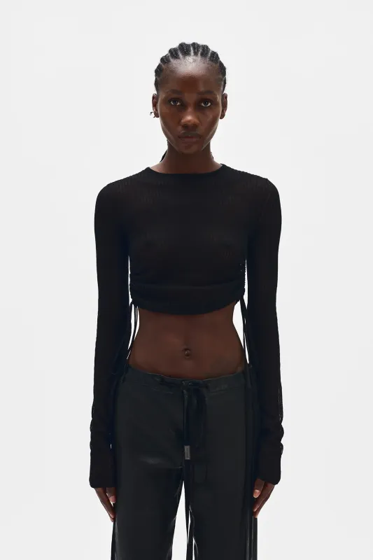 Beta Cropped Sweater made by Ann Demeulemeester