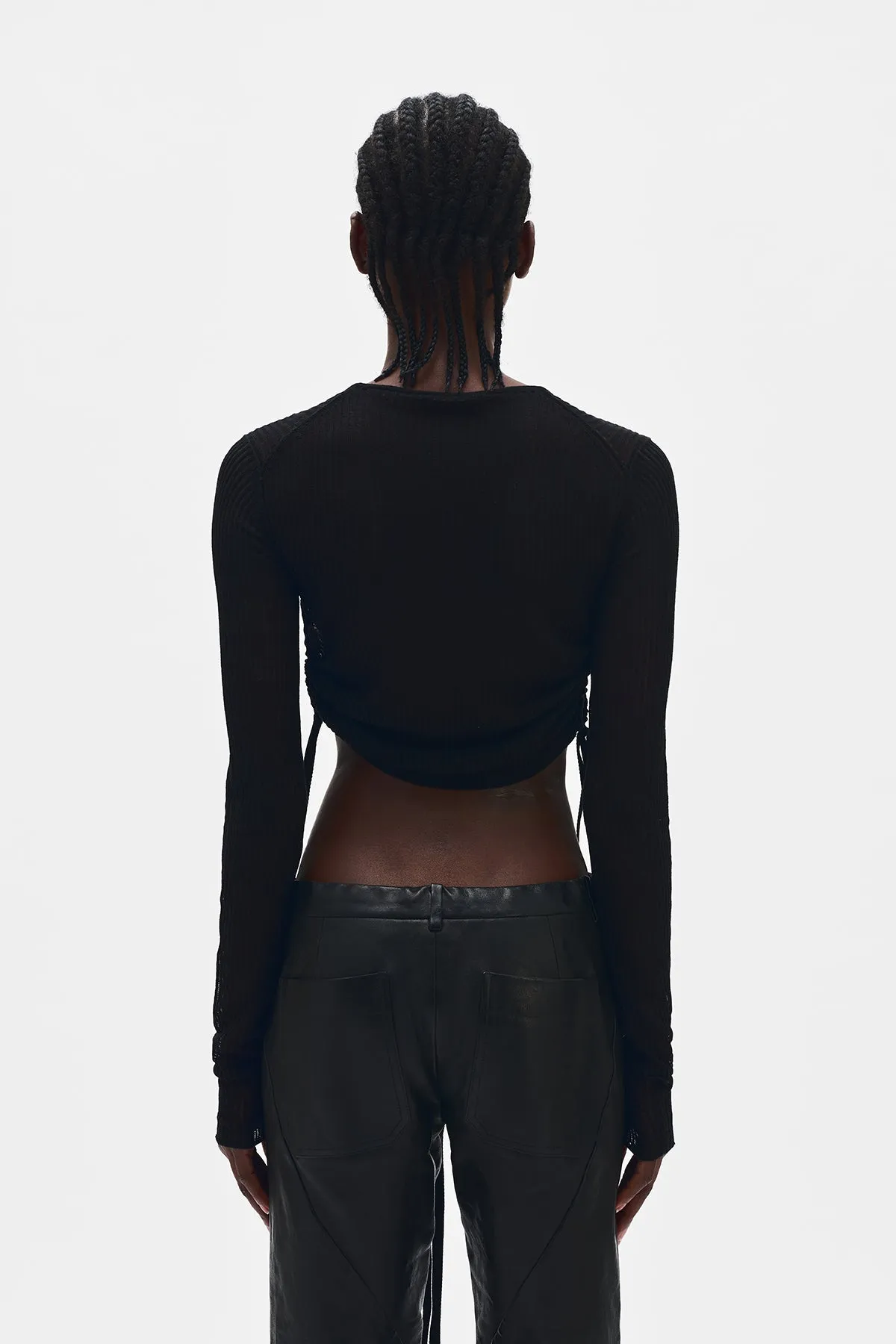 Beta Cropped Sweater sold by Ann Demeulemeester product image thumbnail 3