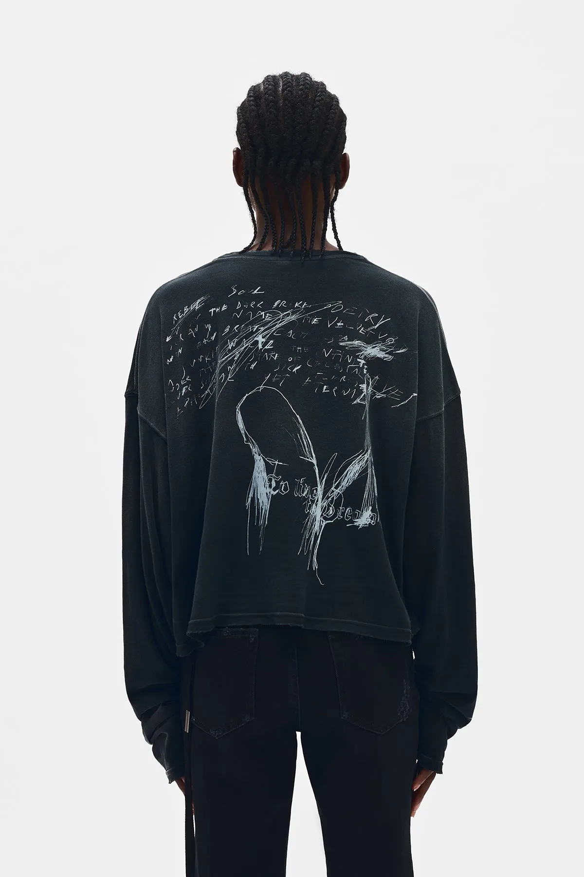 Nikita ''Sketchbook'' Long Sleeve T-Shirt sold by Ann Demeulemeester product image thumbnail 4