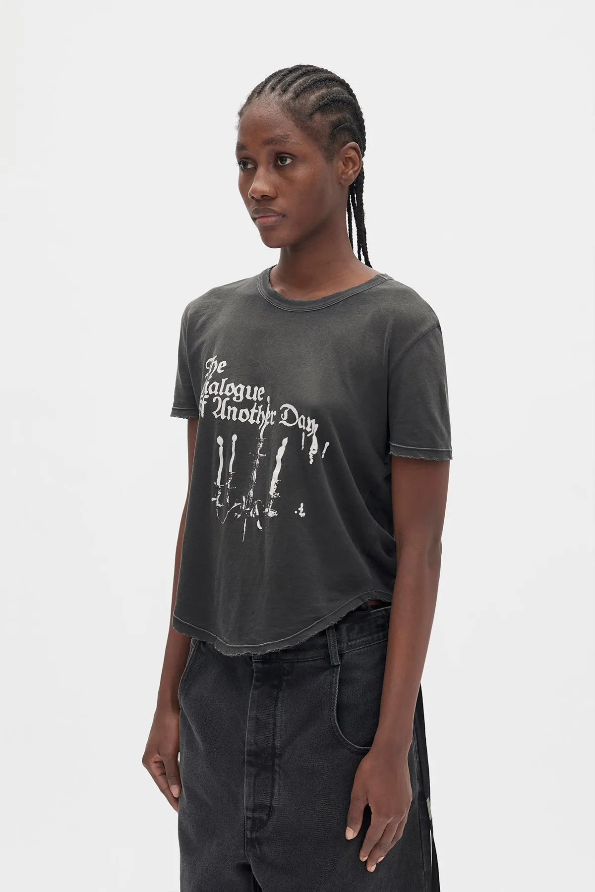Floor Micro T-Shirt With "Chandelier" Print sold by Ann Demeulemeester product image thumbnail 2