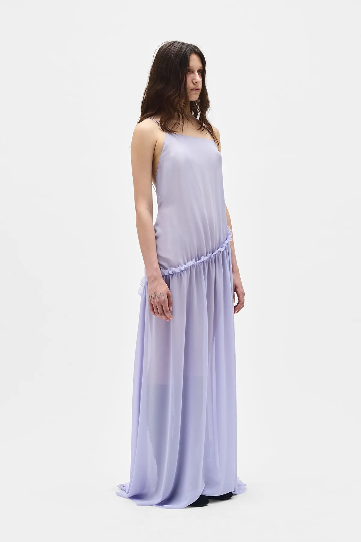 Neta Long Deconstructed Dress sold by Ann Demeulemeester product image thumbnail 2