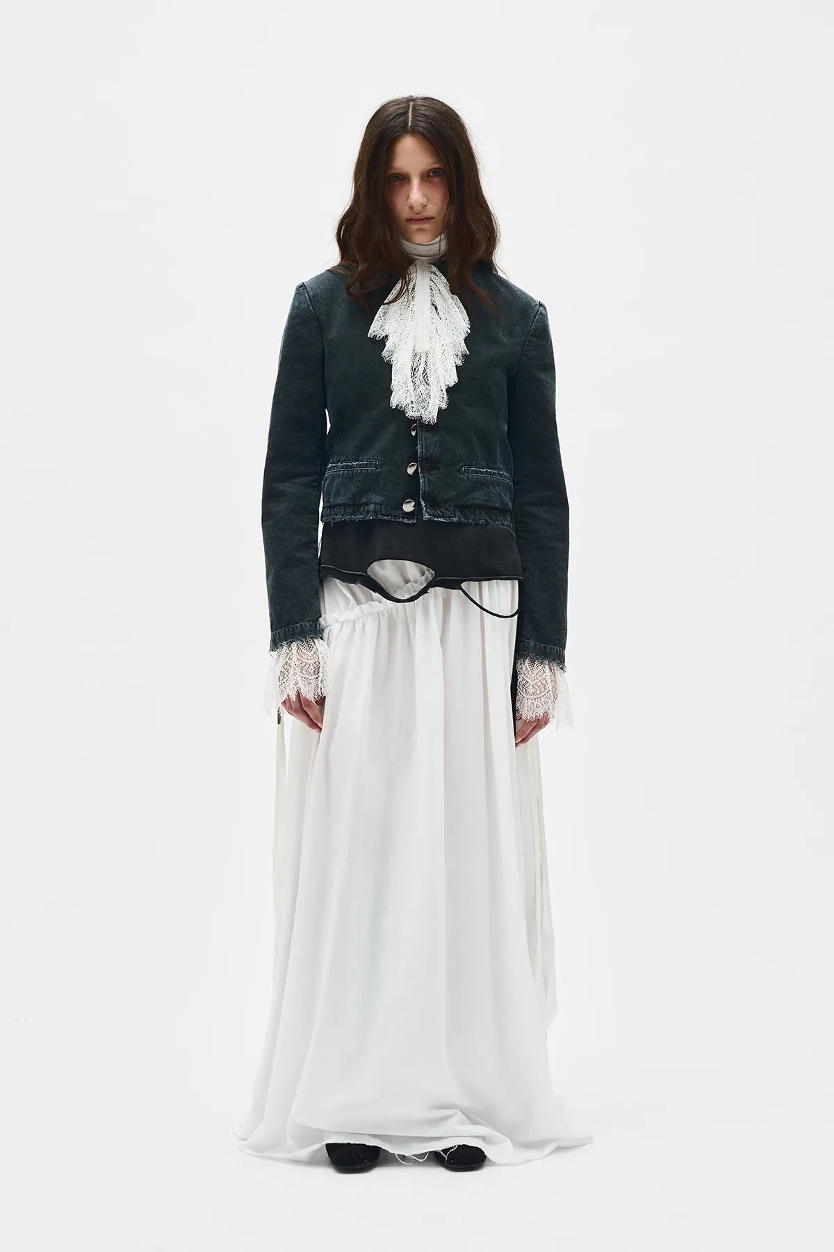 Neta Long Deconstructed Dress sold by Ann Demeulemeester product image thumbnail 4