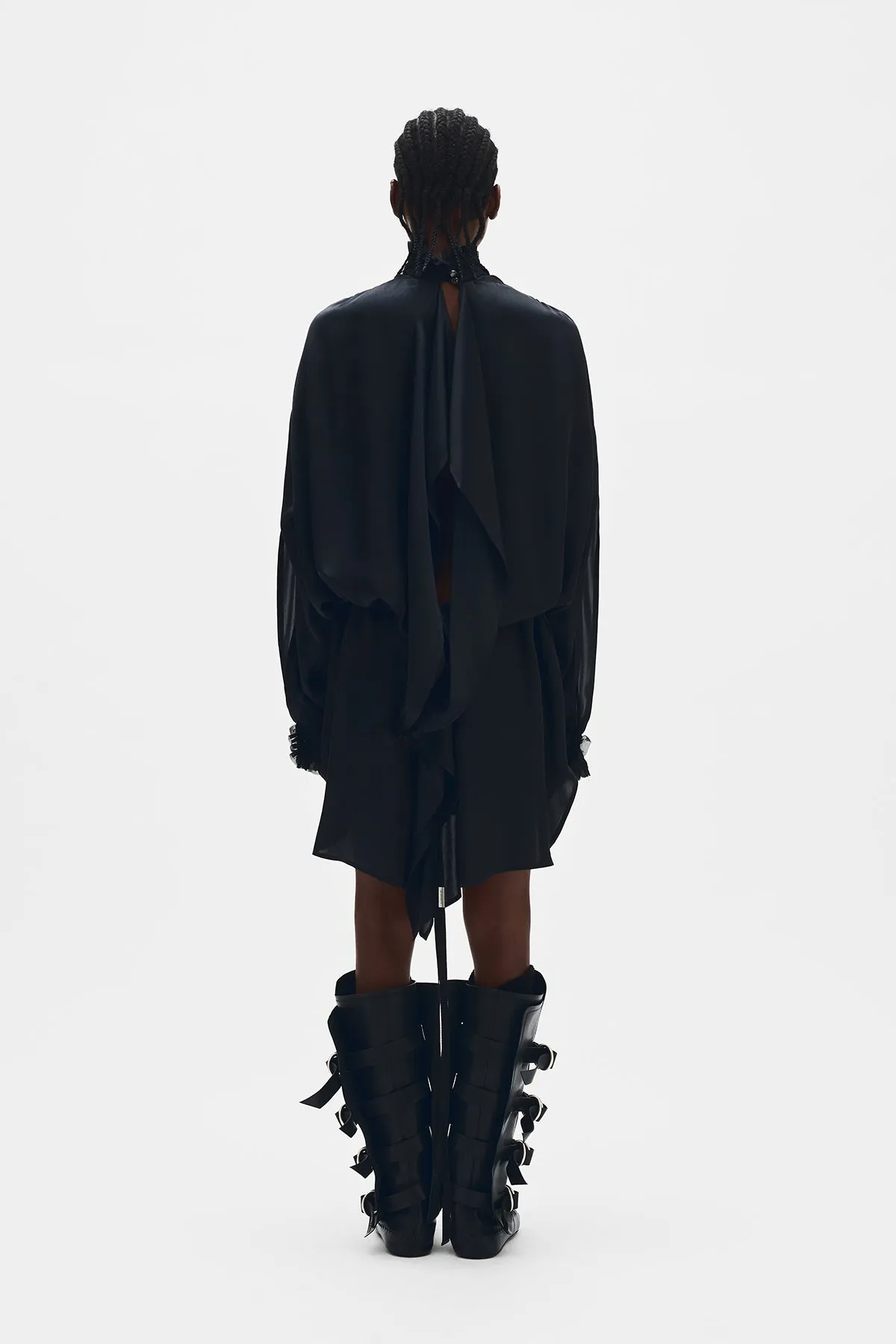 Jenna Turtleneck Dress sold by Ann Demeulemeester product image thumbnail 4