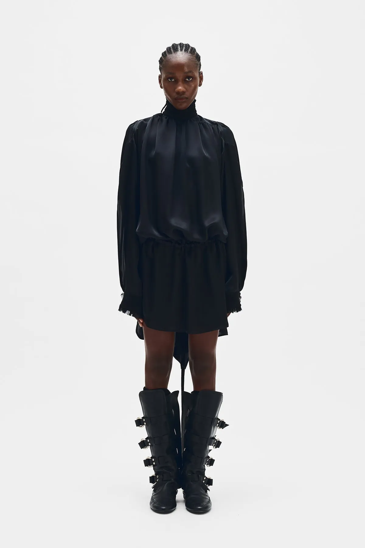 Jenna Turtleneck Dress sold by Ann Demeulemeester product image thumbnail 2