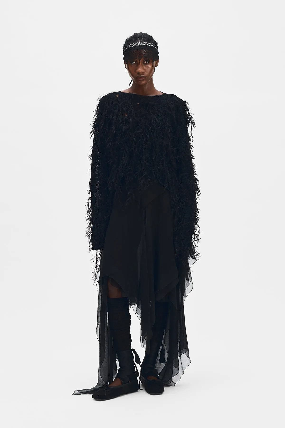 Multilayer Midi Slip Dress sold by Ann Demeulemeester