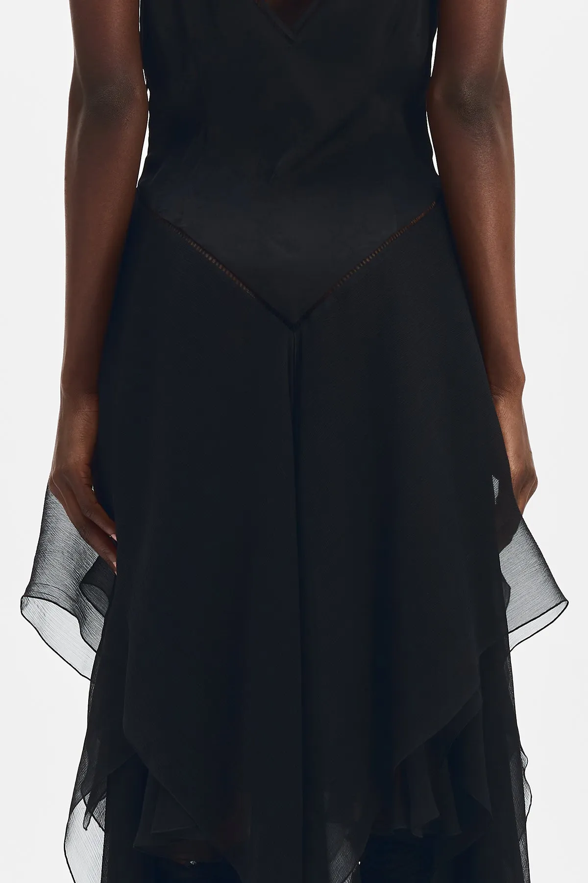 Multilayer Midi Slip Dress sold by Ann Demeulemeester product image thumbnail 5