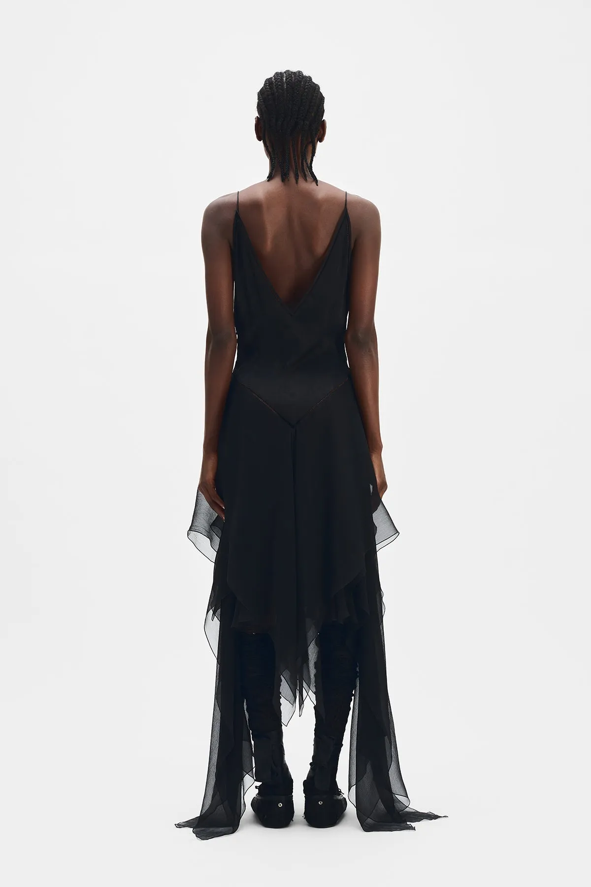 Multilayer Midi Slip Dress sold by Ann Demeulemeester product image thumbnail 4