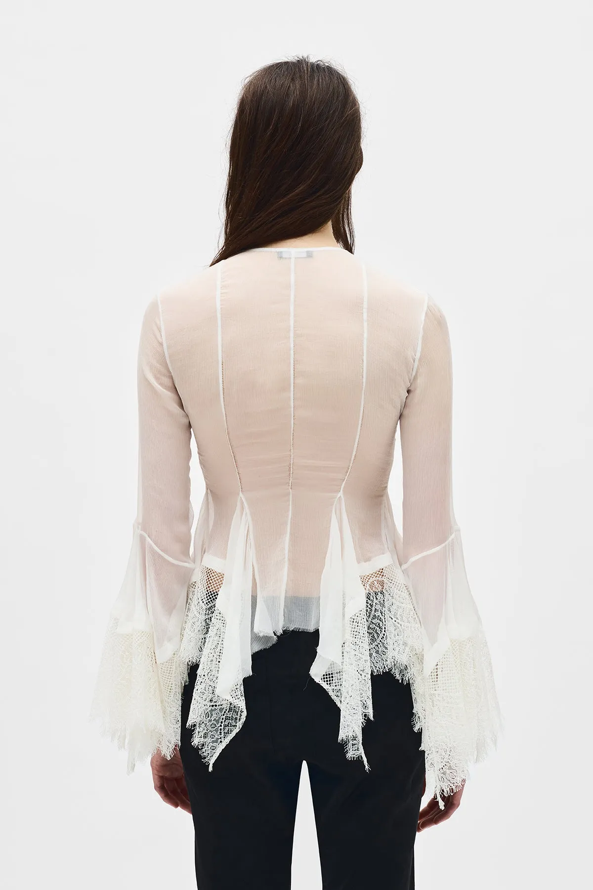 Kristabel Handkerchief Shirt sold by Ann Demeulemeester product image thumbnail 3