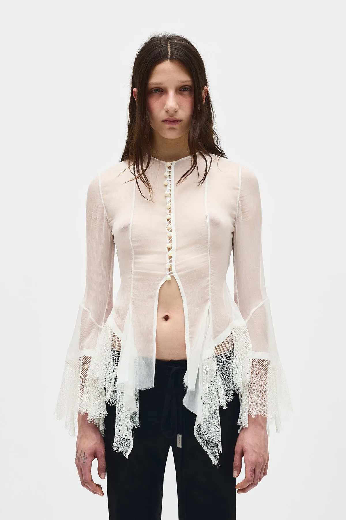 Kristabel Handkerchief Shirt sold by Ann Demeulemeester