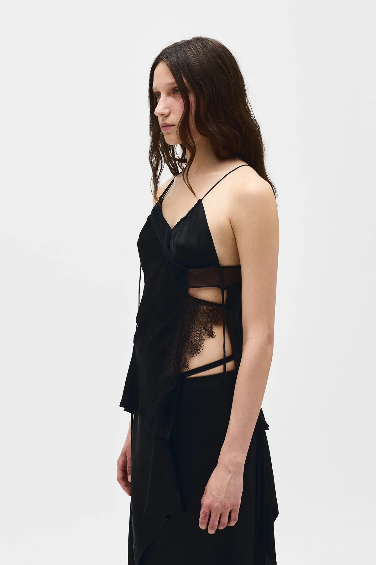 Vepa Ramage Jacquard Slip Top sold by Ann Demeulemeester product image thumbnail 2