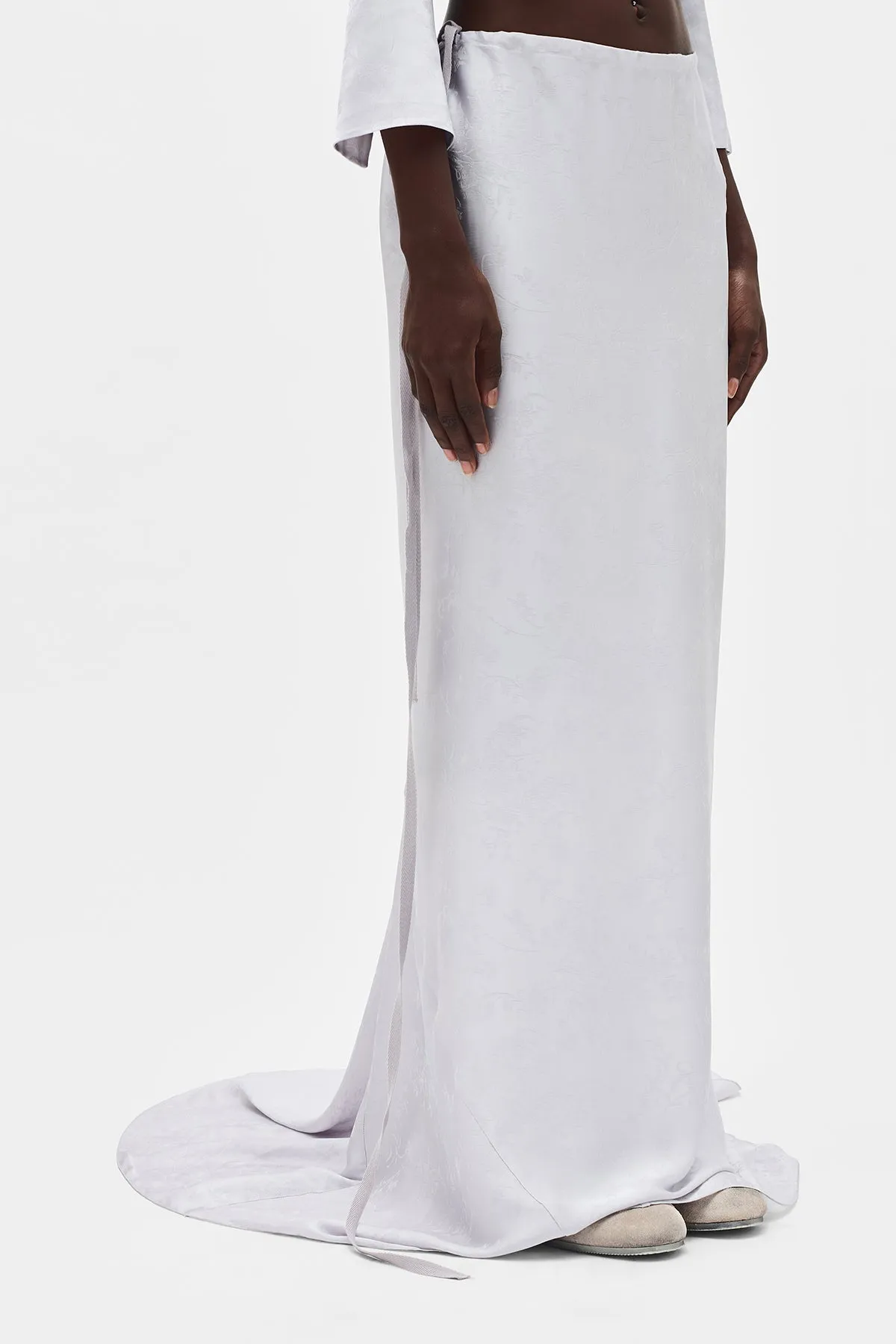 Sheila Long Bias Skirt sold by Ann Demeulemeester product image thumbnail 3