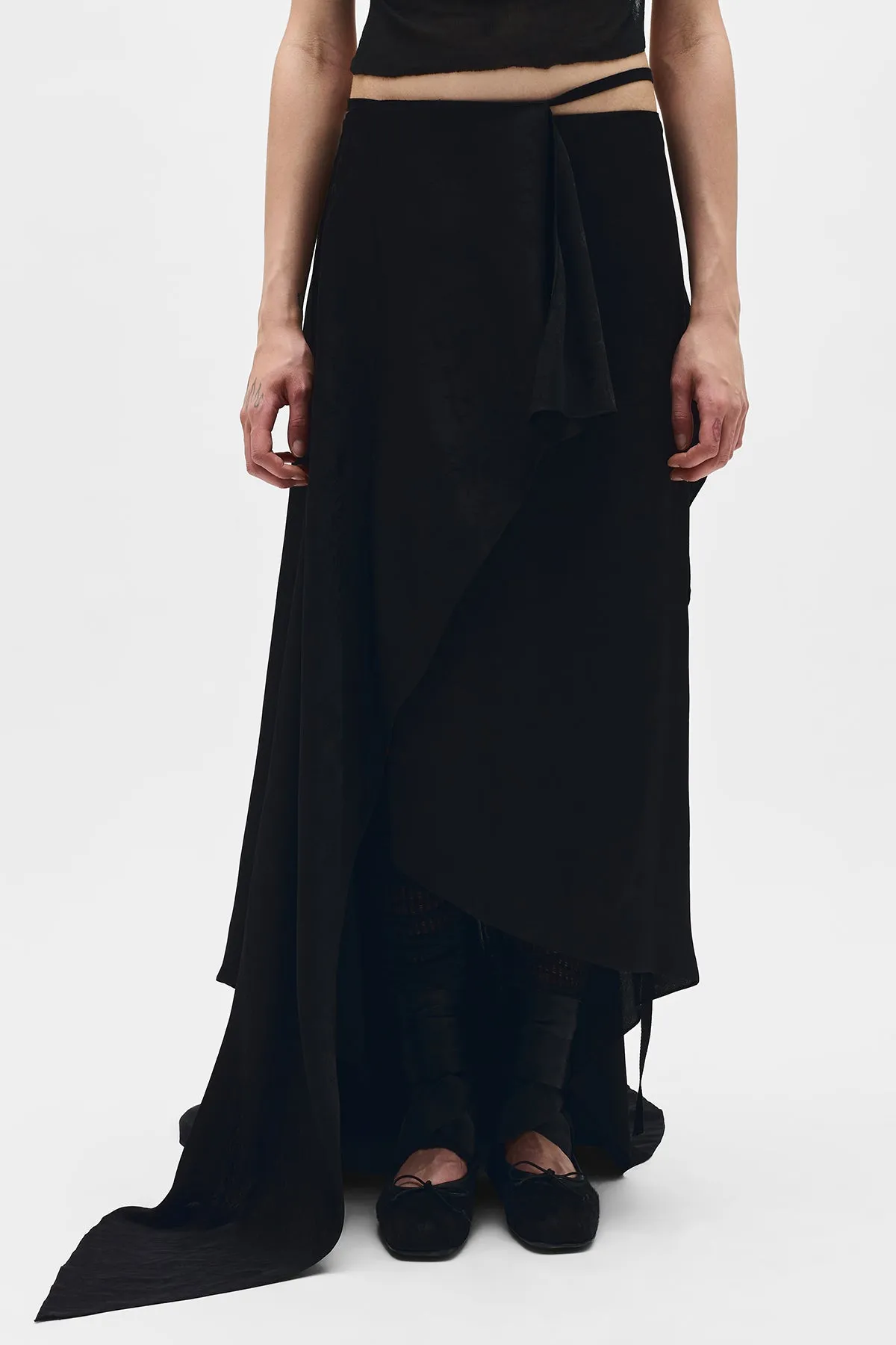 Sirka Deconstructed Asymmetric Skirt sold by Ann Demeulemeester product image thumbnail 2