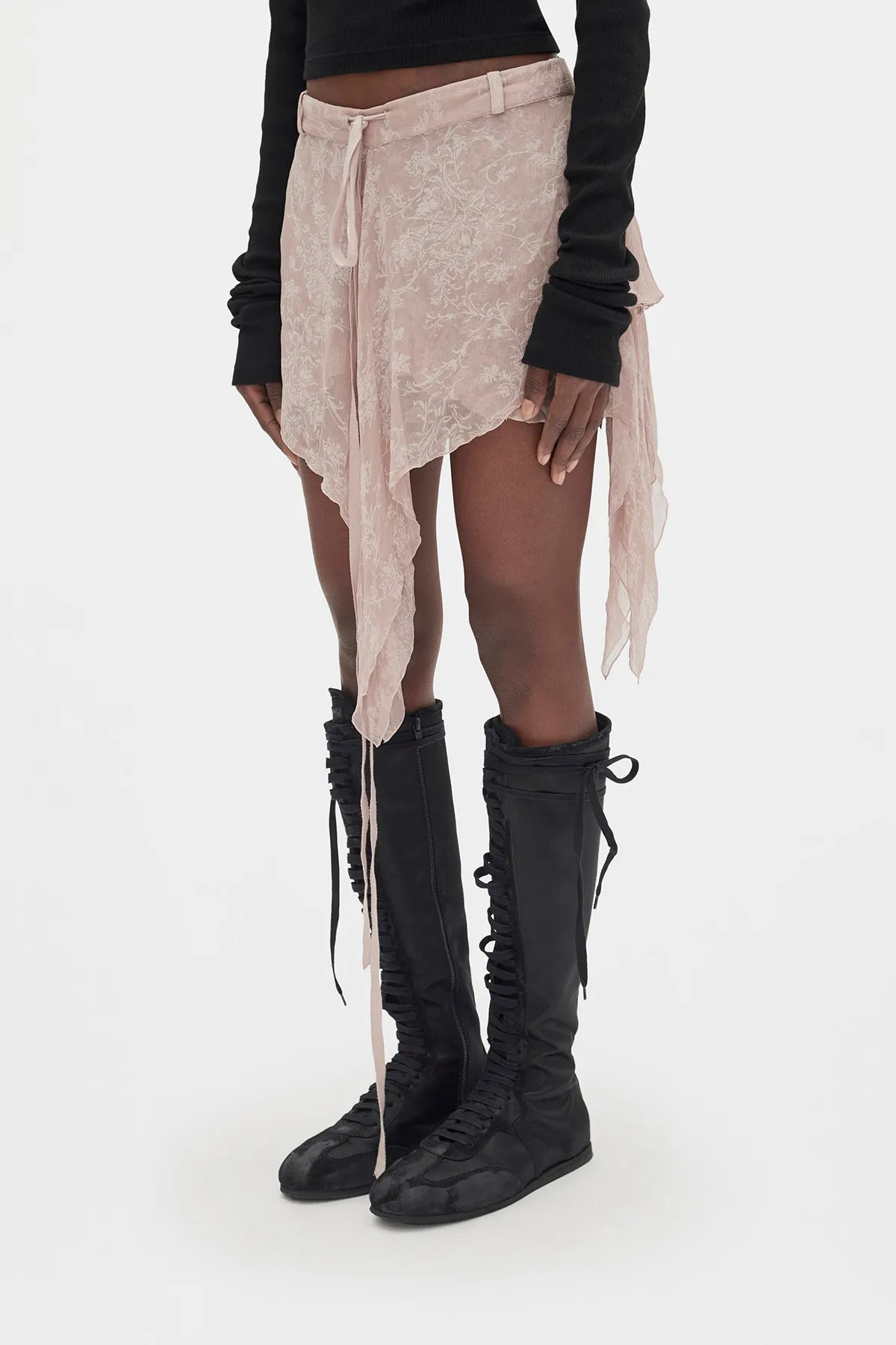 Priscia Multilayer Mini Skirt sold by Ann Demeulemeester product image thumbnail 3