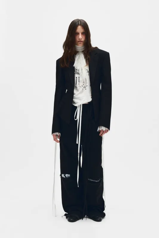 Polly 5 Pocket Distressed High Comfort Jeans made by Ann Demeulemeester