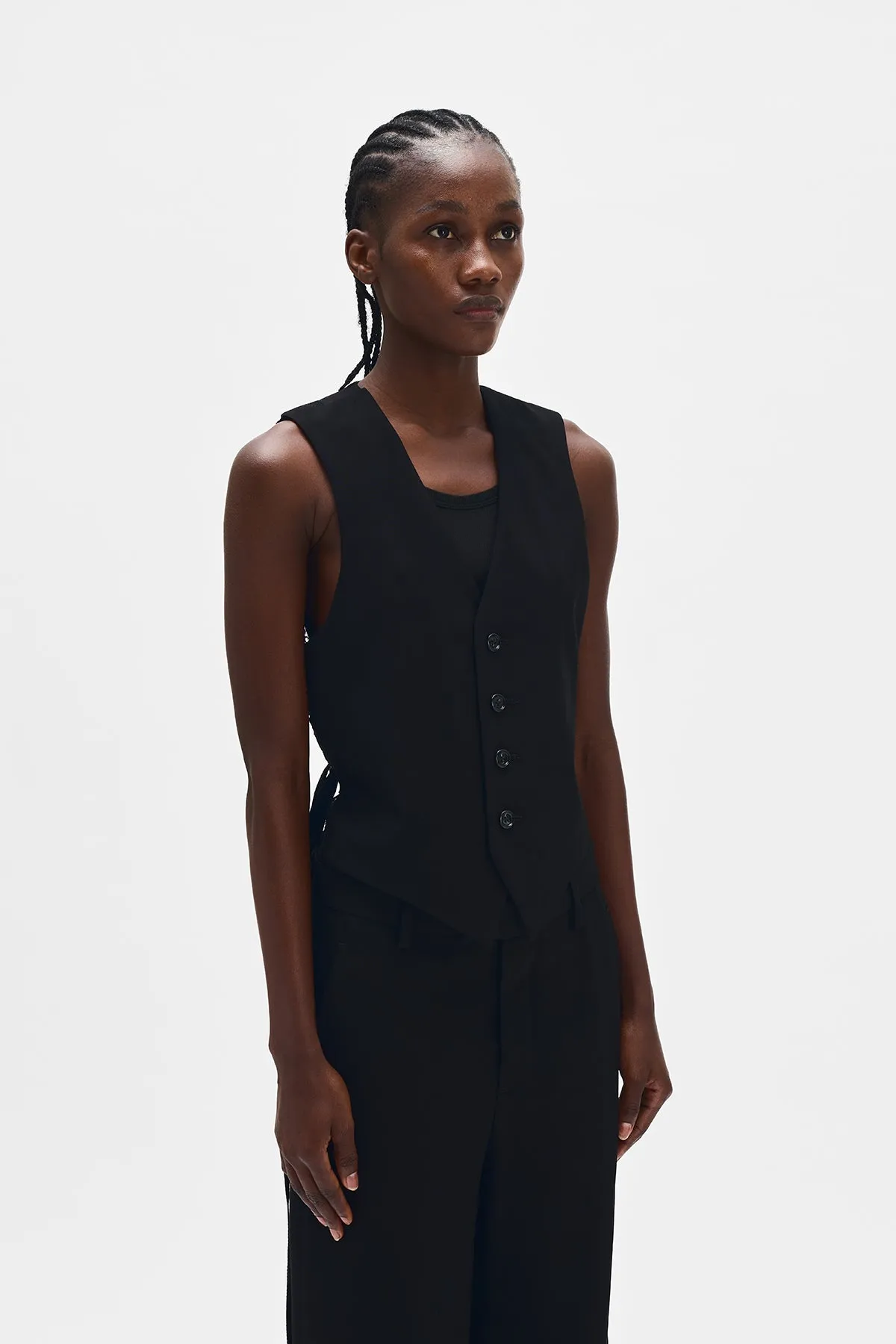 Tiuku Classic Waistcoat sold by Ann Demeulemeester product image thumbnail 2