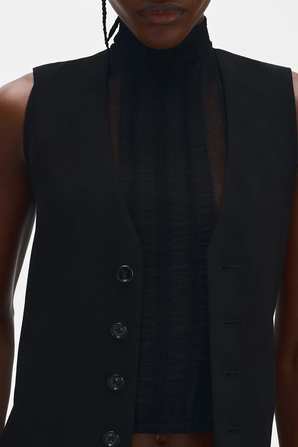 Tiuku Classic Waistcoat sold by Ann Demeulemeester product image thumbnail 5