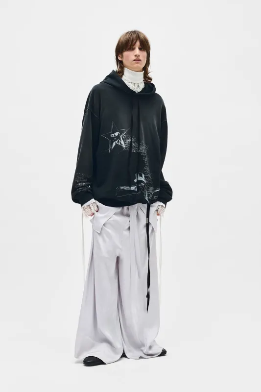 Olly ''Sketchbook'' High-Comfort Hoodie made by Ann Demeulemeester