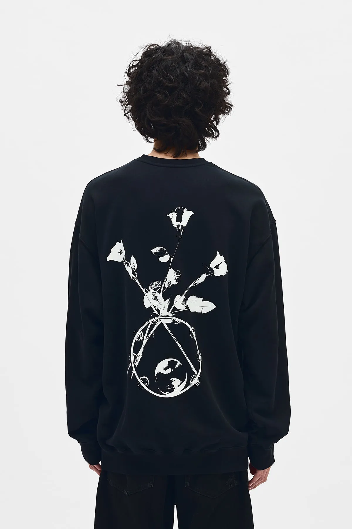 Wannes ''Eternal Roses'' High-Comfort Sweatshirt sold by Ann Demeulemeester product image thumbnail 3