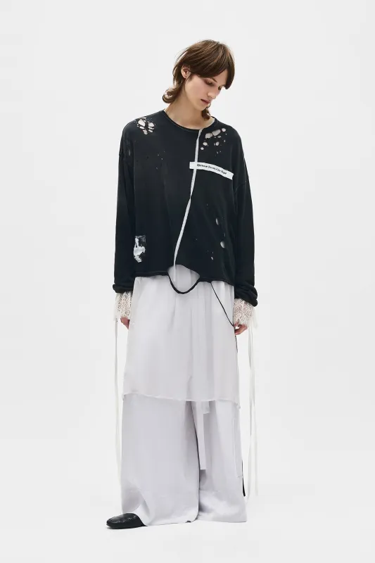 Emil Long Sleeve T-Shirt with Printed Patches sold by Ann Demeulemeester