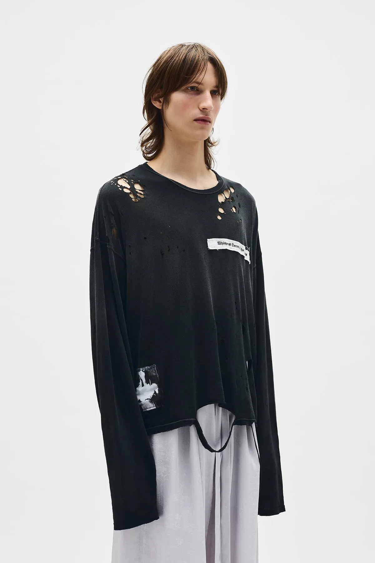 Emil Long Sleeve T-Shirt with Printed Patches sold by Ann Demeulemeester product image thumbnail 3