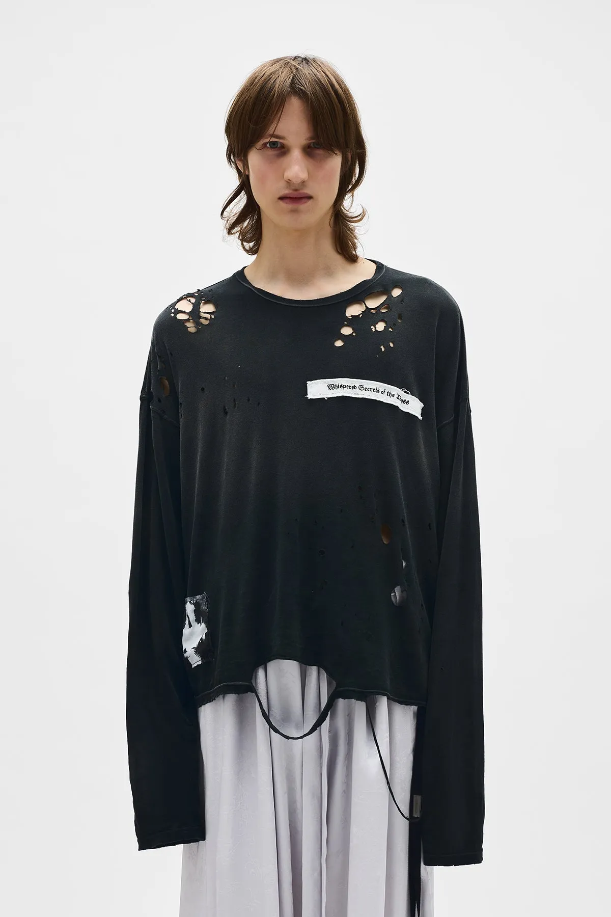 Emil Long Sleeve T-Shirt with Printed Patches sold by Ann Demeulemeester product image thumbnail 2