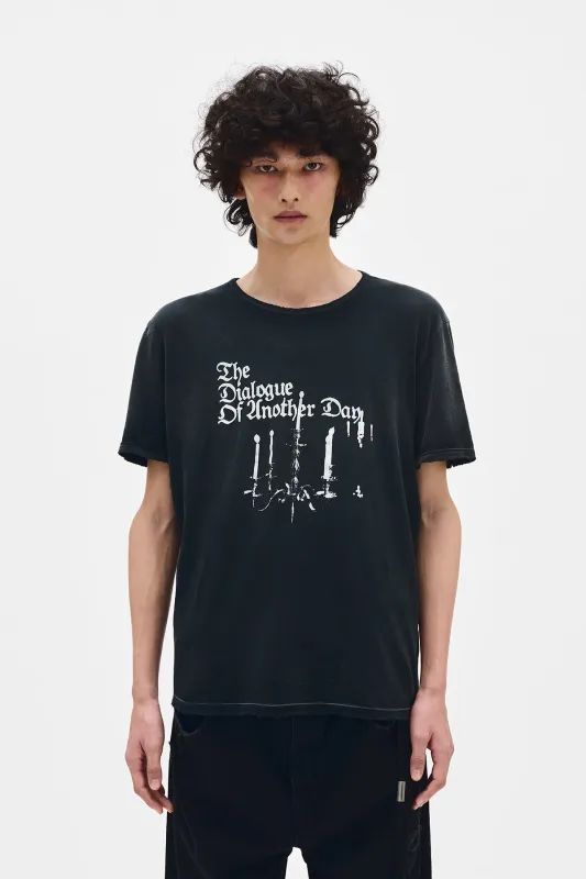 Standard T-Shirt With "Chandelier" Print made by Ann Demeulemeester
