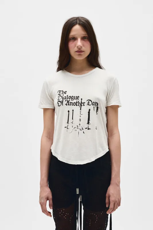Floor Micro T-Shirt With "Chandelier" Print sold by Ann Demeulemeester