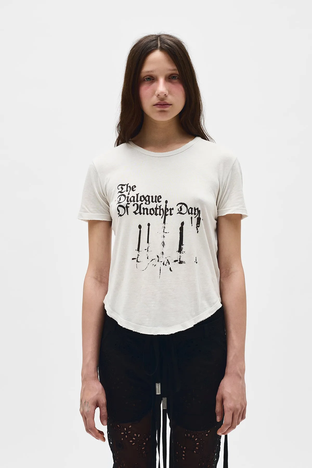 Floor Micro T-Shirt With "Chandelier" Print sold by Ann Demeulemeester