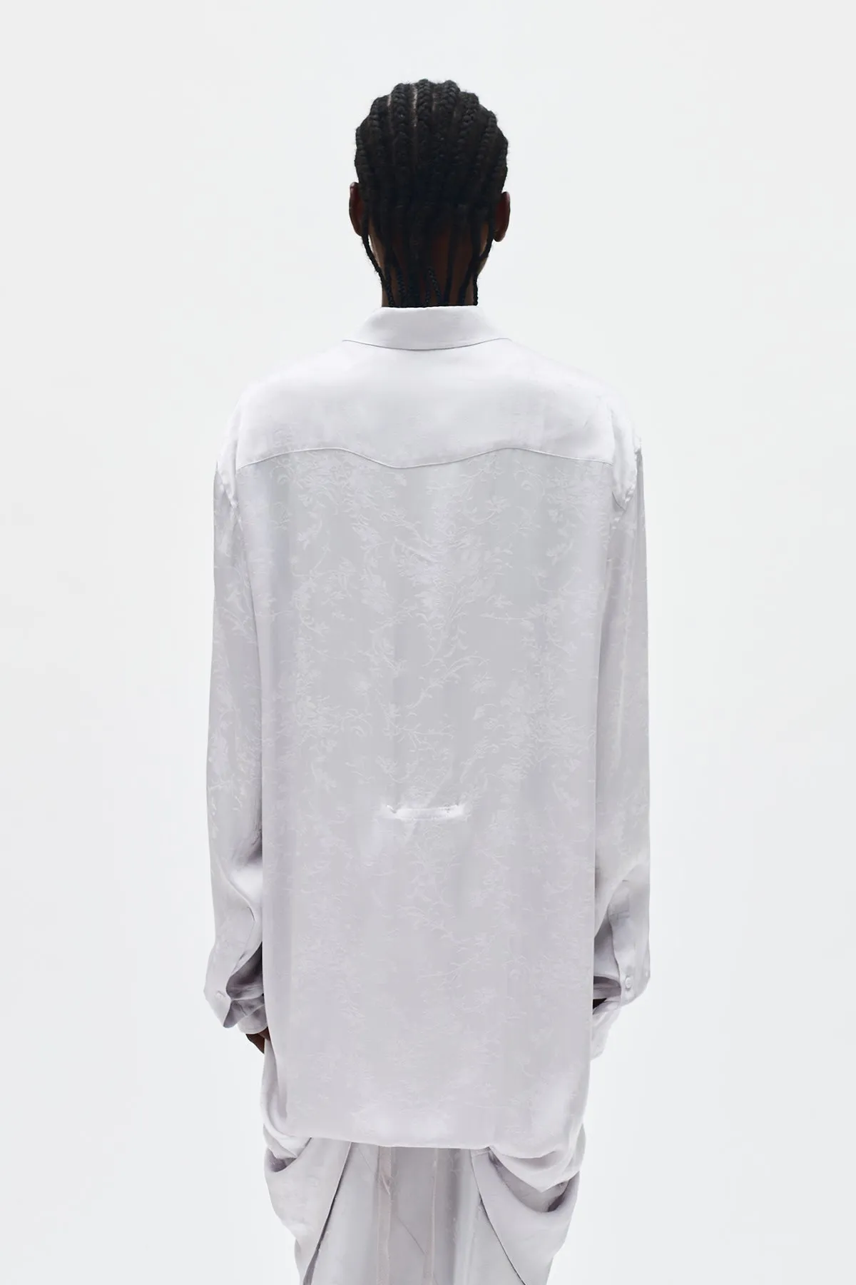Gabi Long Draped Shirt sold by Ann Demeulemeester product image thumbnail 3