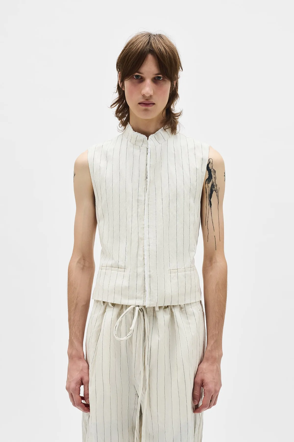 Jon Fitted Vest sold by Ann Demeulemeester