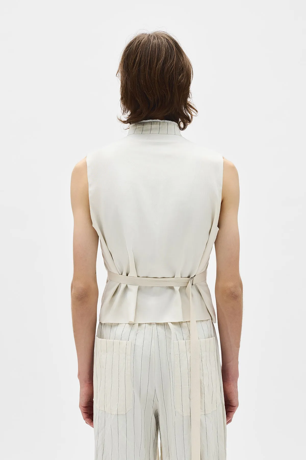 Jon Fitted Vest sold by Ann Demeulemeester product image thumbnail 3