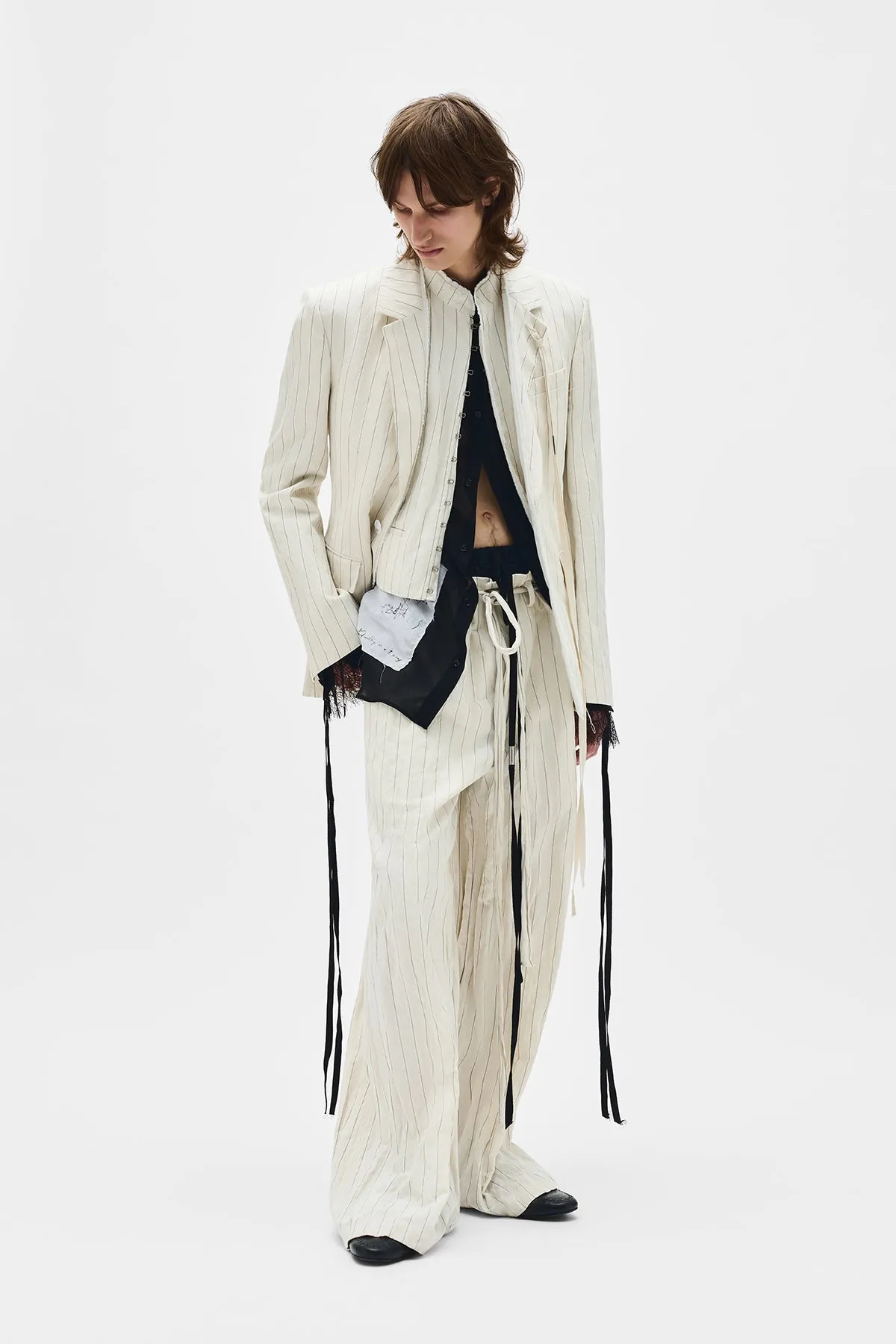 Jon Fitted Vest sold by Ann Demeulemeester product image thumbnail 4