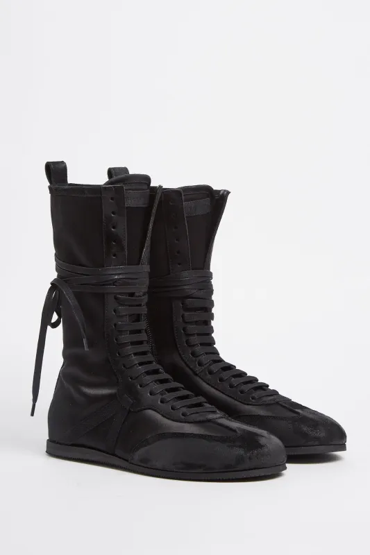 Fides High-Top Boxing Sneakers sold by Ann Demeulemeester