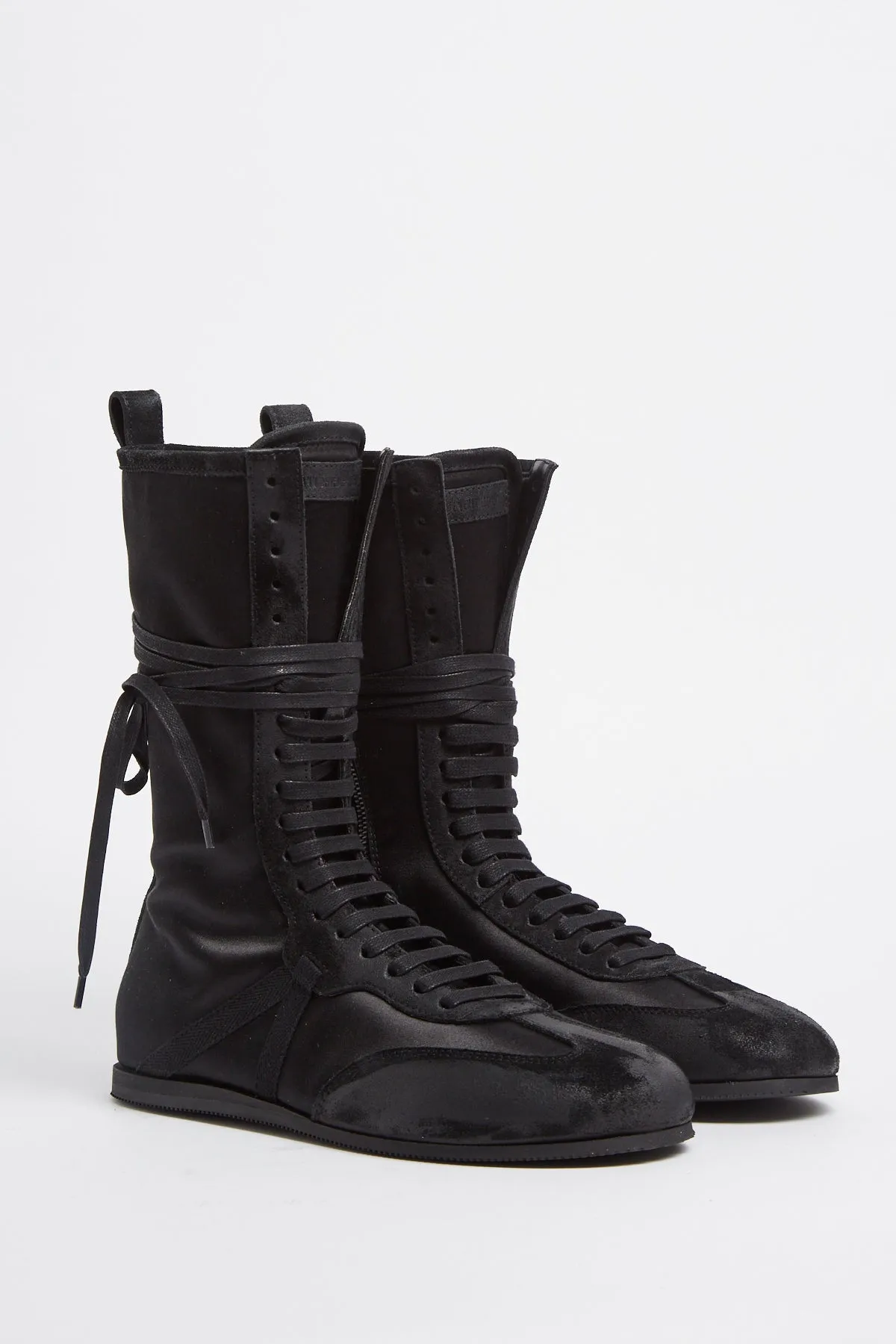 Fides High-Top Boxing Sneakers sold by Ann Demeulemeester
