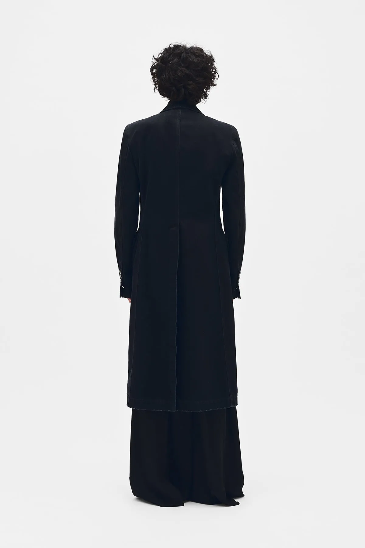 Wilem Double Breasted Fitted Trench Coat sold by Ann Demeulemeester product image thumbnail 3