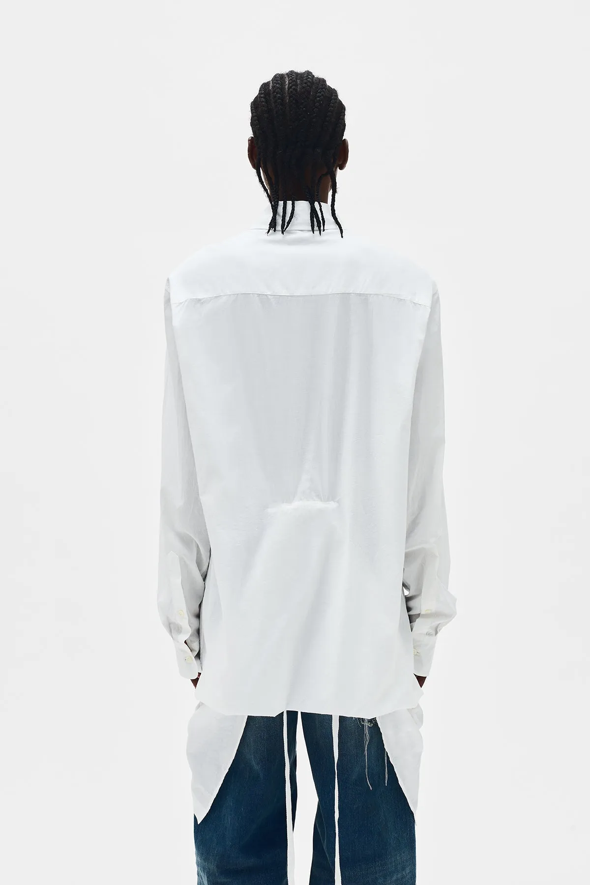Gabi Long Draped Shirt sold by Ann Demeulemeester product image thumbnail 3
