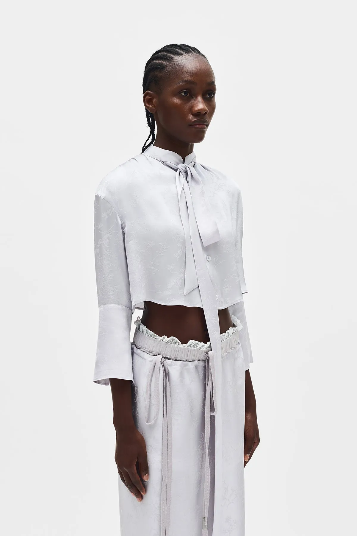 Moni Cropped Shirt sold by Ann Demeulemeester product image thumbnail 2