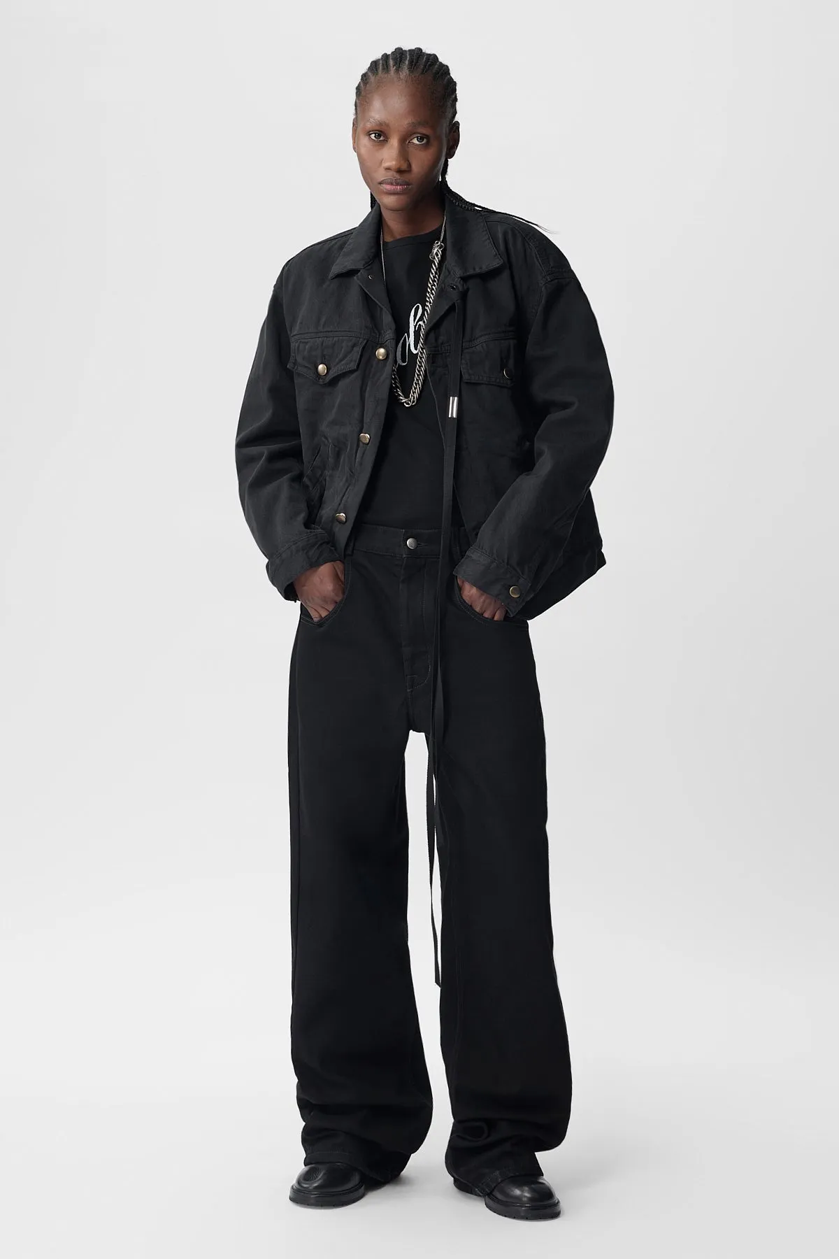 Marthe Five Pockets High Comfort Blouson sold by Ann Demeulemeester product image thumbnail 4