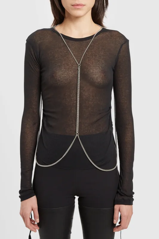 Hilu Body Chain made by Ann Demeulemeester