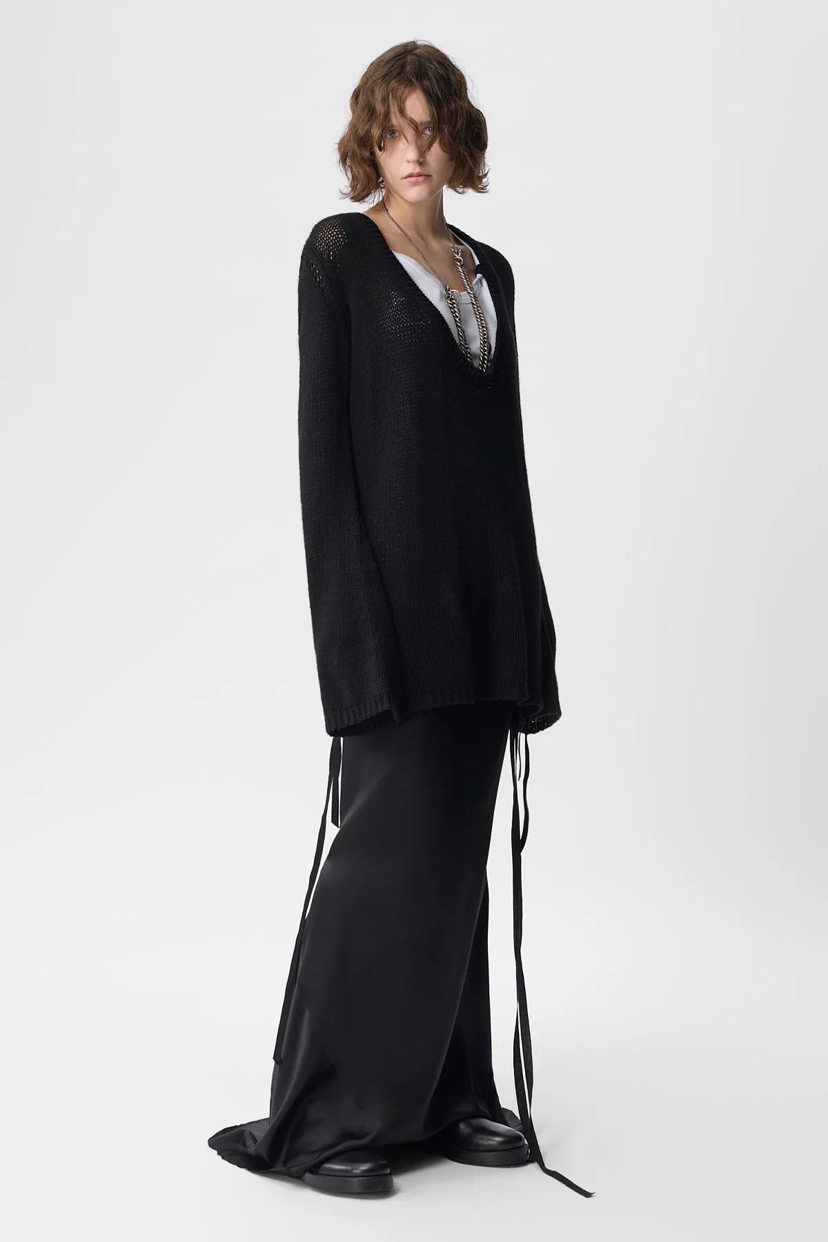 Eveline Long Bias Skirt sold by Ann Demeulemeester product image thumbnail 4