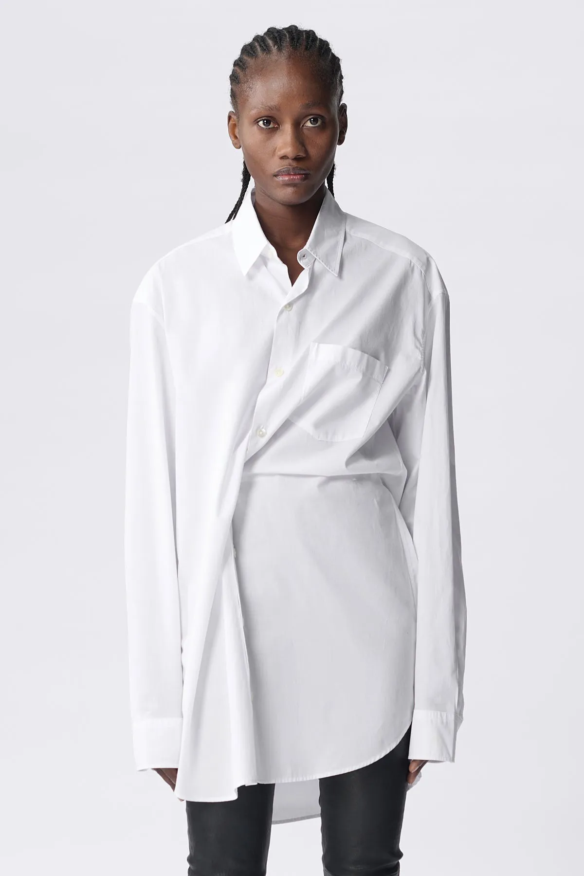Elisabeth High-Comfort Shirt sold by Ann Demeulemeester