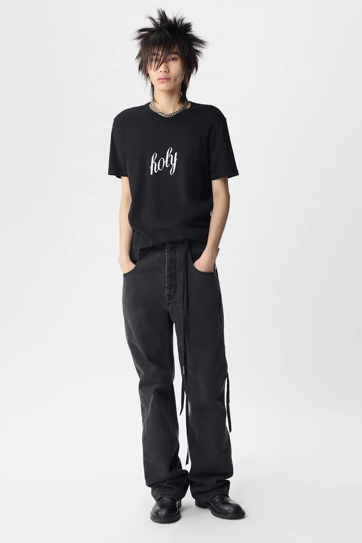 Baptist Printed Standard Fit T-Shirt sold by Ann Demeulemeester product image thumbnail 4