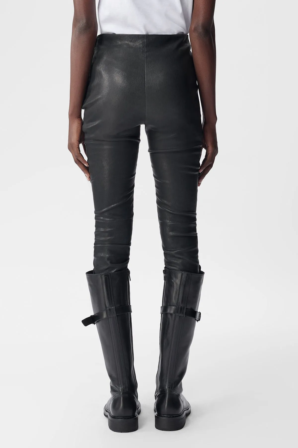 Florence Leather Legging sold by Ann Demeulemeester product image thumbnail 3
