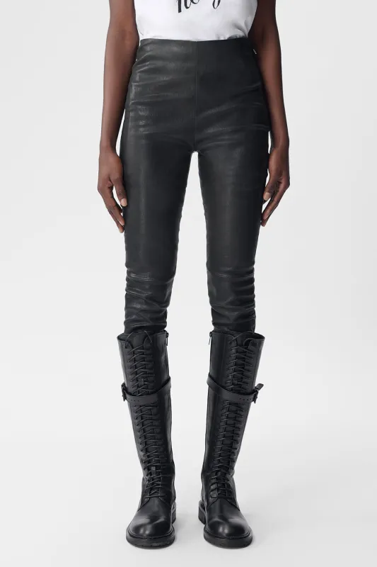Florence Leather Legging sold by Ann Demeulemeester