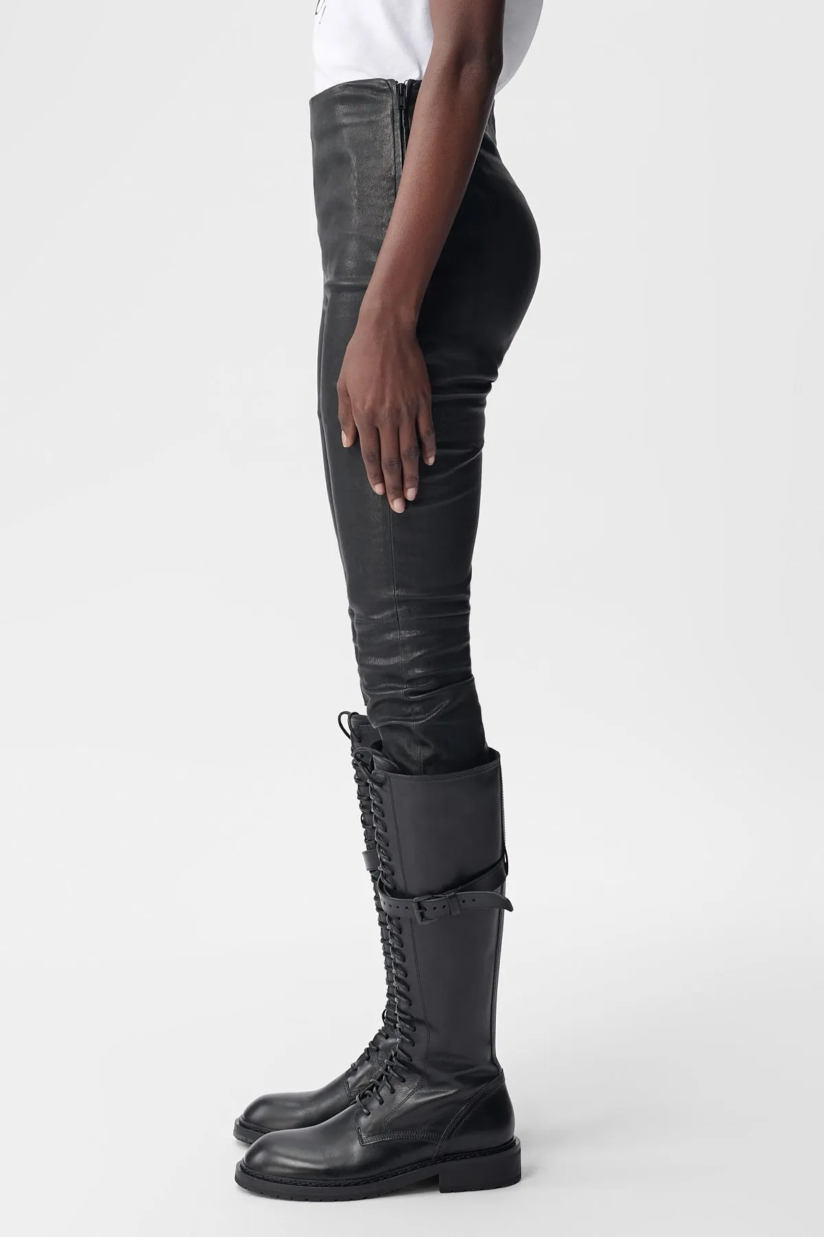 Florence Leather Legging sold by Ann Demeulemeester product image thumbnail 2