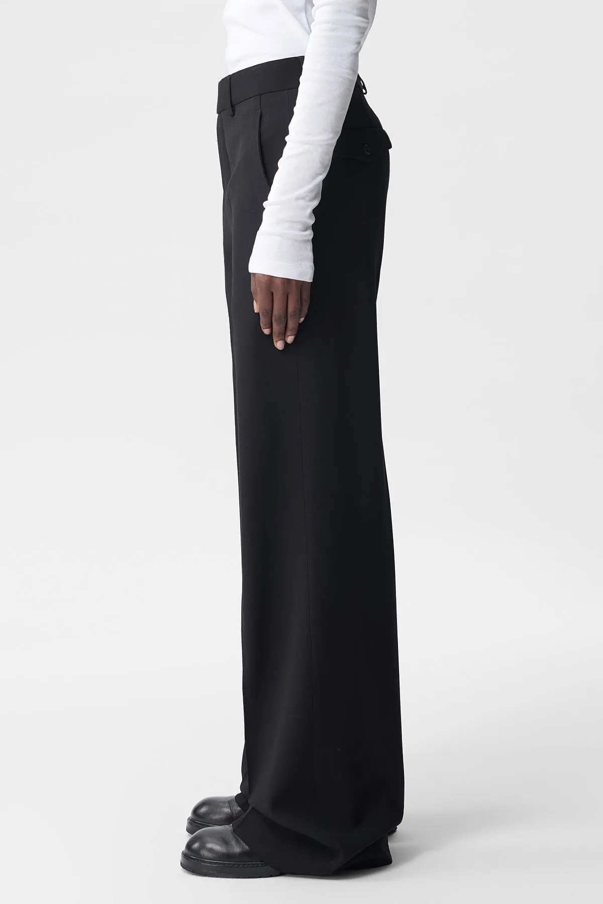Maaike Flared Leg Comfort Trousers sold by Ann Demeulemeester product image thumbnail 2