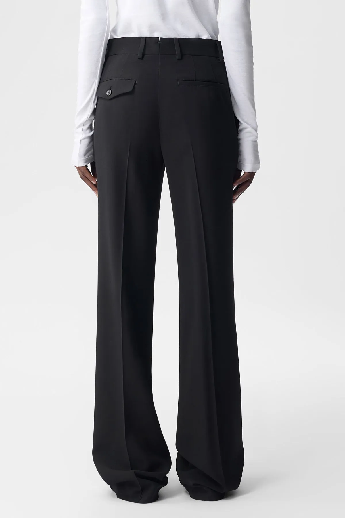 Maaike Flared Leg Comfort Trousers sold by Ann Demeulemeester product image thumbnail 3